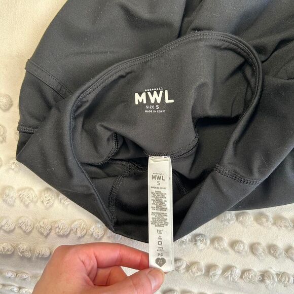 Madewell Black Flex Side Slit Mini Skort – Size Small, Excellent Condition - Picture 5 of 6